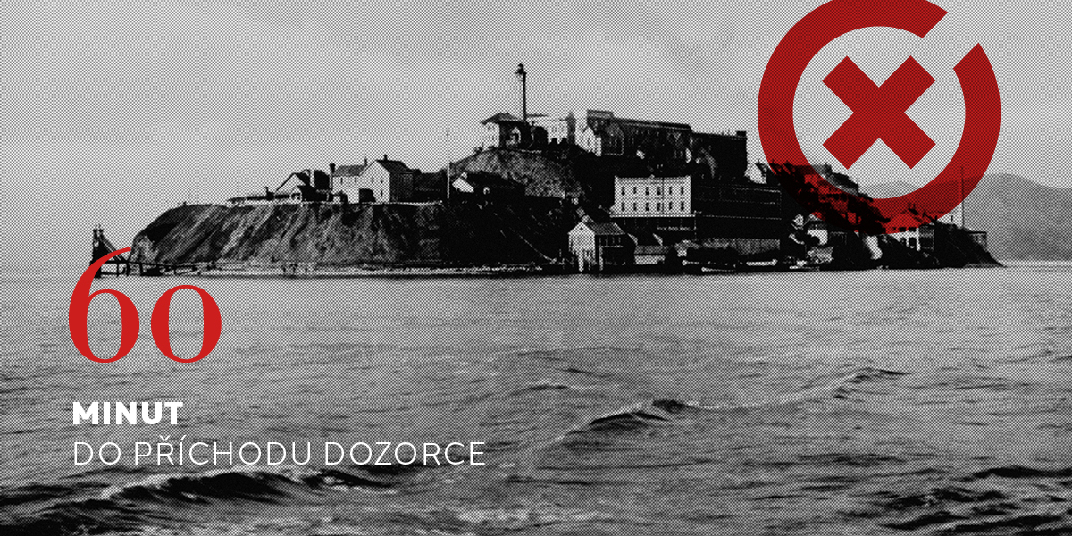 Fotografie z únikové hry Útěk z Alcatrazu od společnosti EXIT ROOM PRAGUE